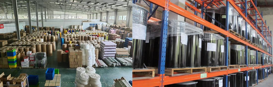 black pvc tape factory