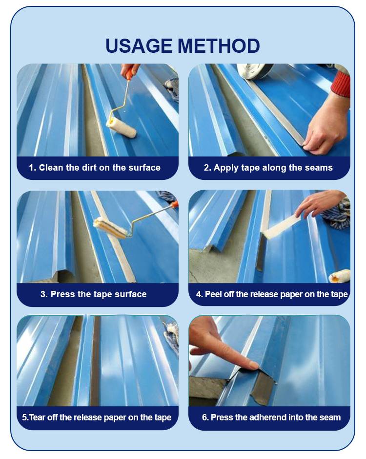 butyl glazing tape usage method