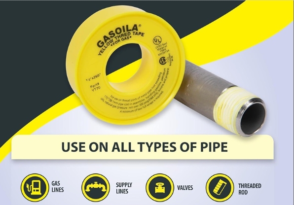 Yellow PTFE Tape